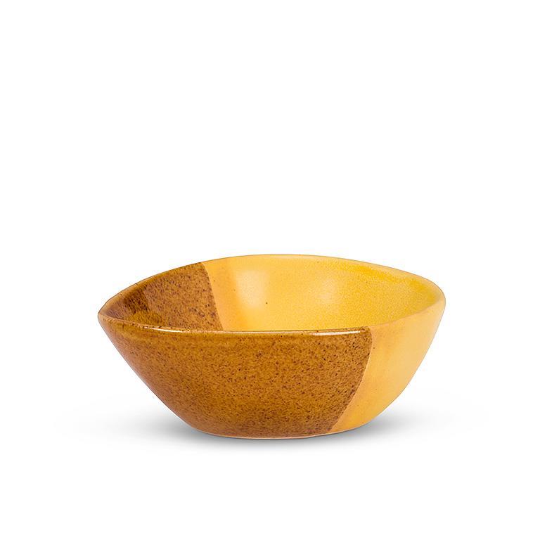 Tri-Colour Yellow Mini Bowl